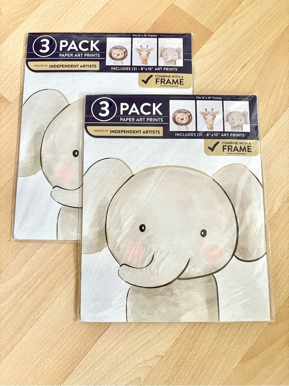 Baby Animals Art Prints 8” x 10” Set of 6 Unframed Great for Nursery or Playroom